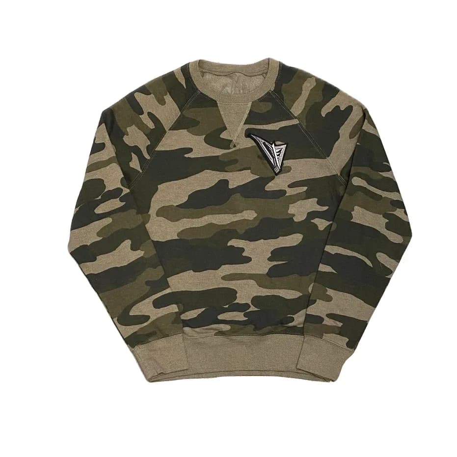 ANGEL Camo Crewneck Sweater