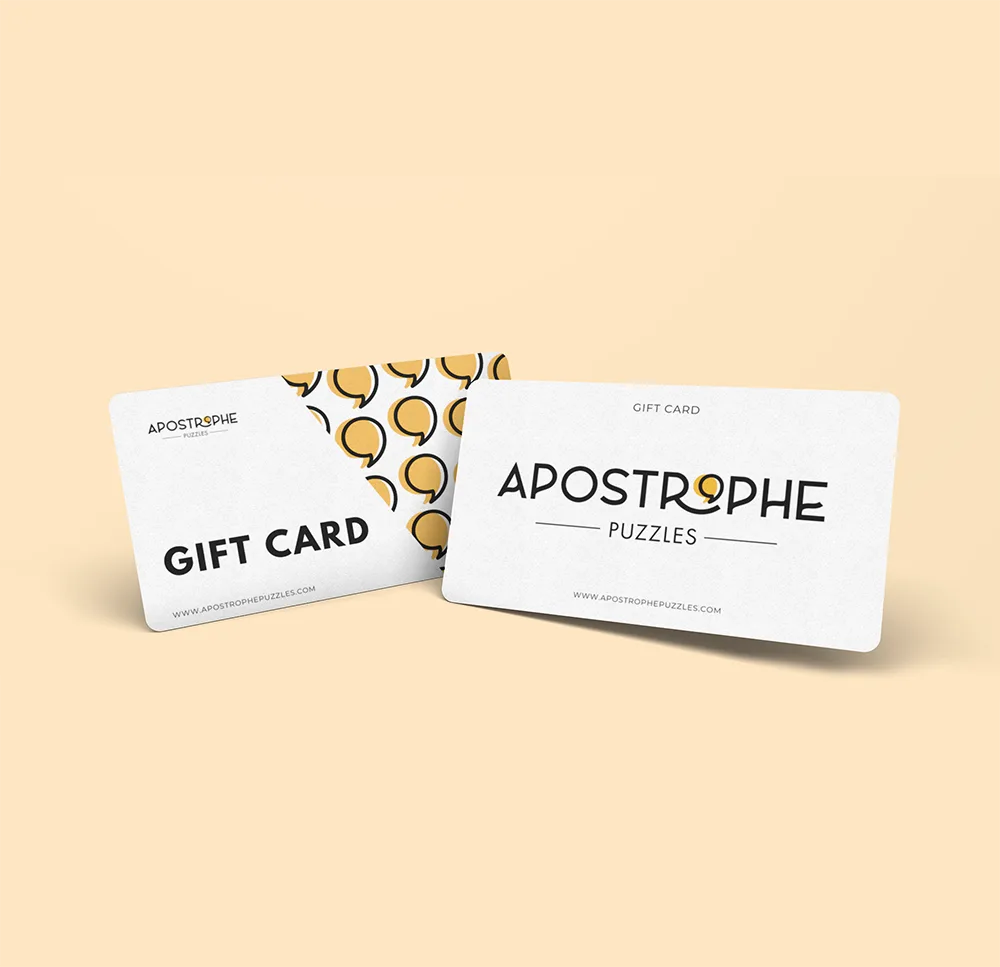 Apostrophe Puzzles Gift Card