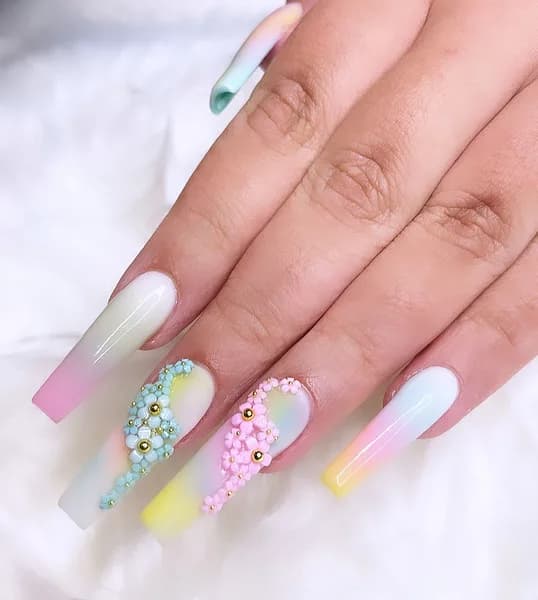 Full Set Multicolor Ombre (accessories extra)