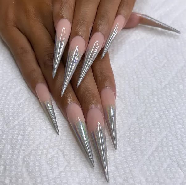 Full Set Ombré Chrome