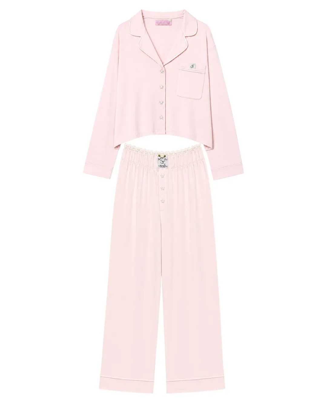 Ballet Slipper Pink Pajama Set