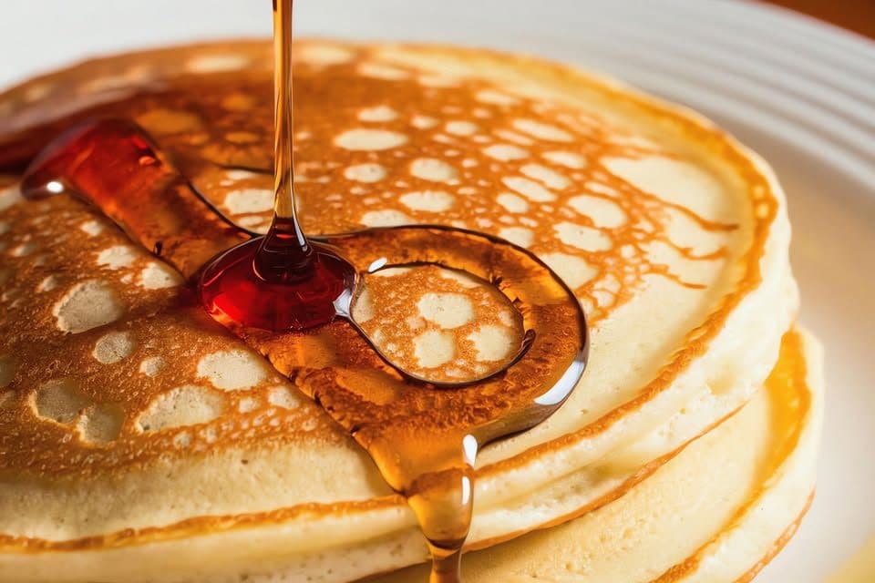 Blanket Pancakes & Syrup