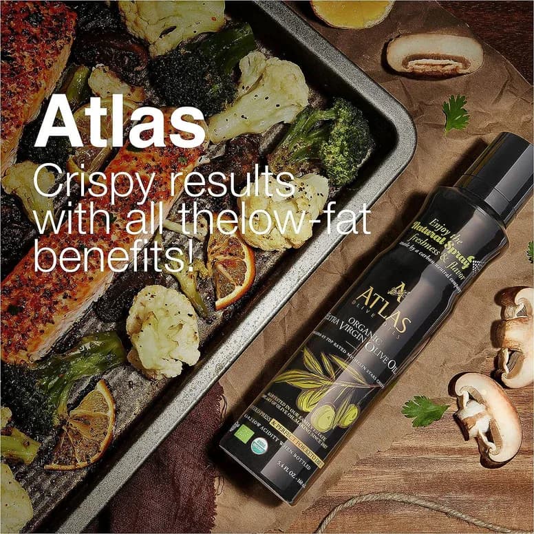 ATLAS SPRAY Organic Extra Virgin Olive Oil -5.4 fl oz bottle