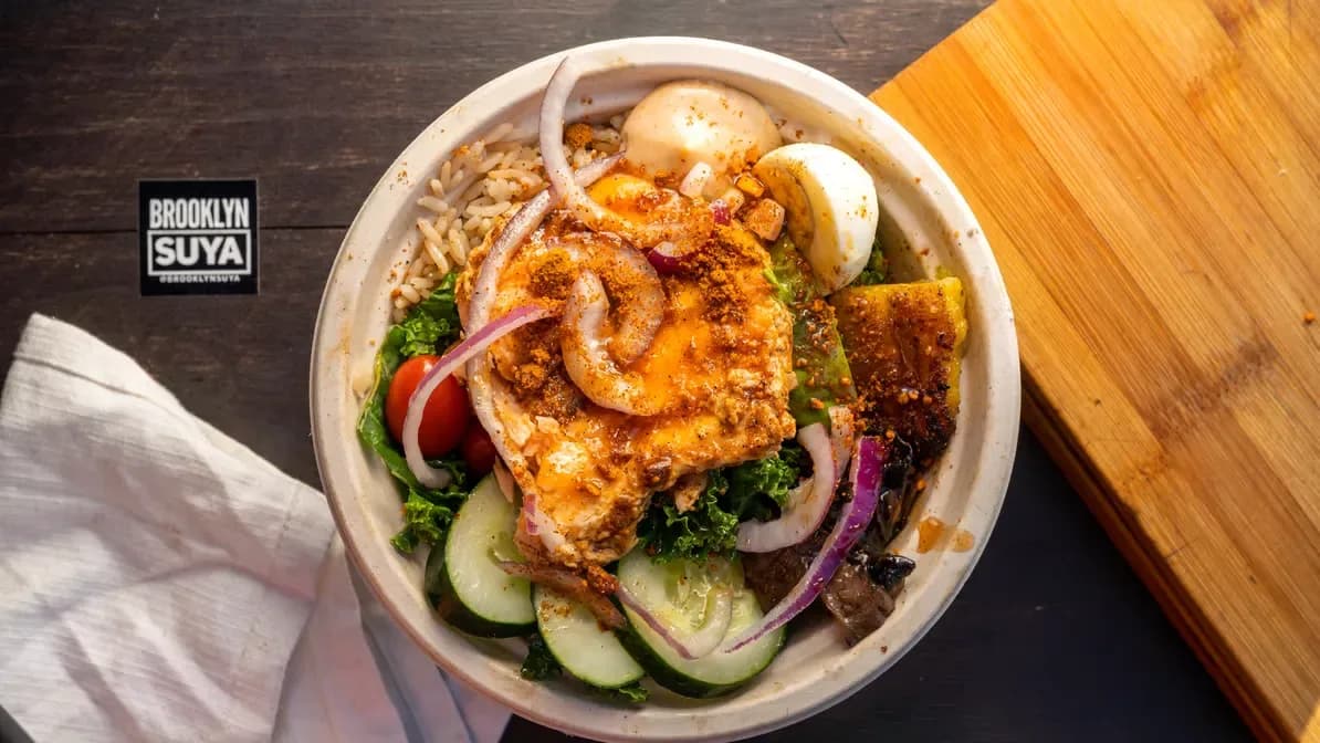 Salmon Suya Bowl