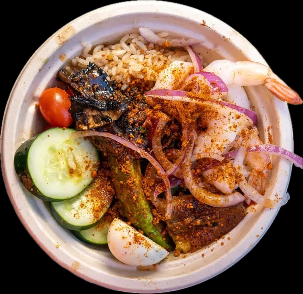 Shrimp Suya Bowl