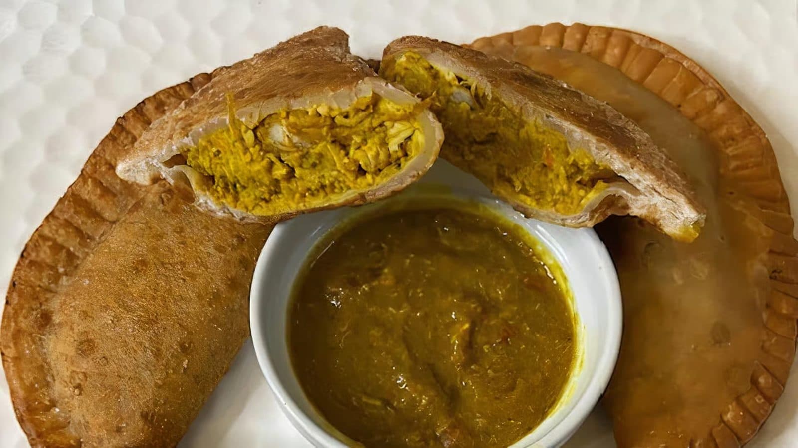Curry Chicken Empanada