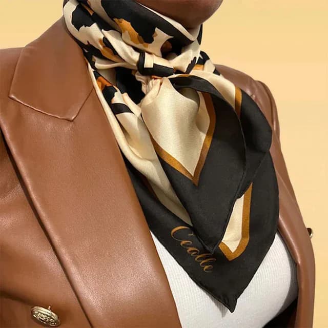 "High Steppin" Silk Twill Scarf