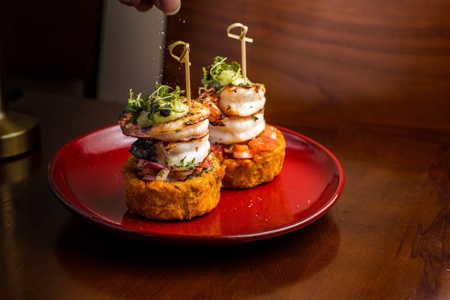 Shrimp and Plantain Cups