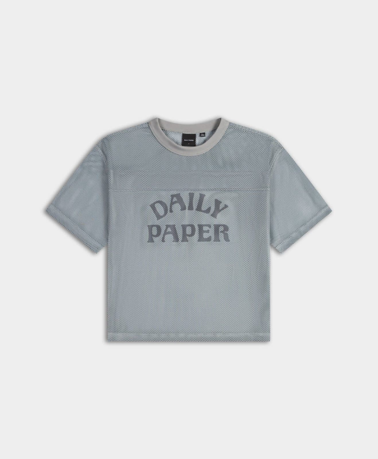Dawn Blue Boxy Mesh T-Shirt