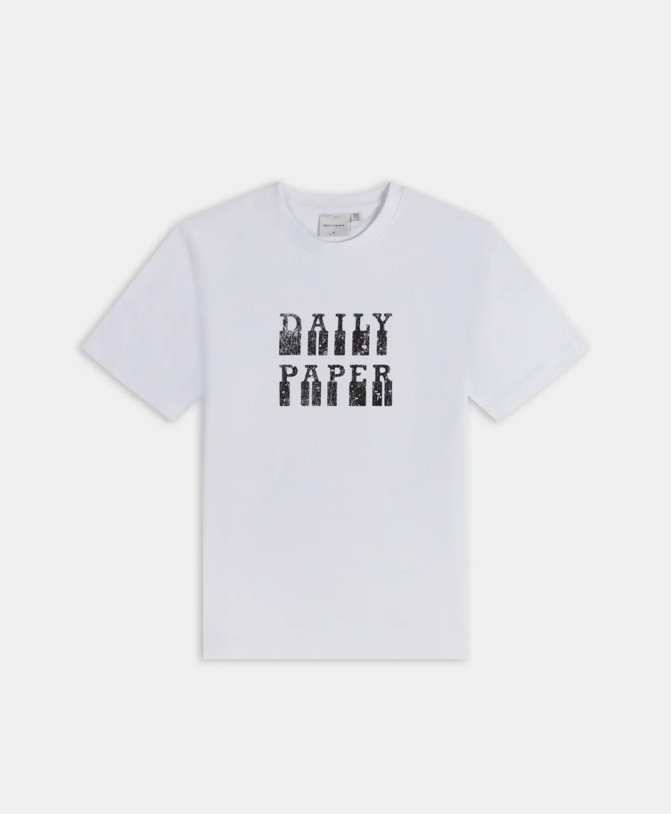 White DP Blocked SS T-Shirt