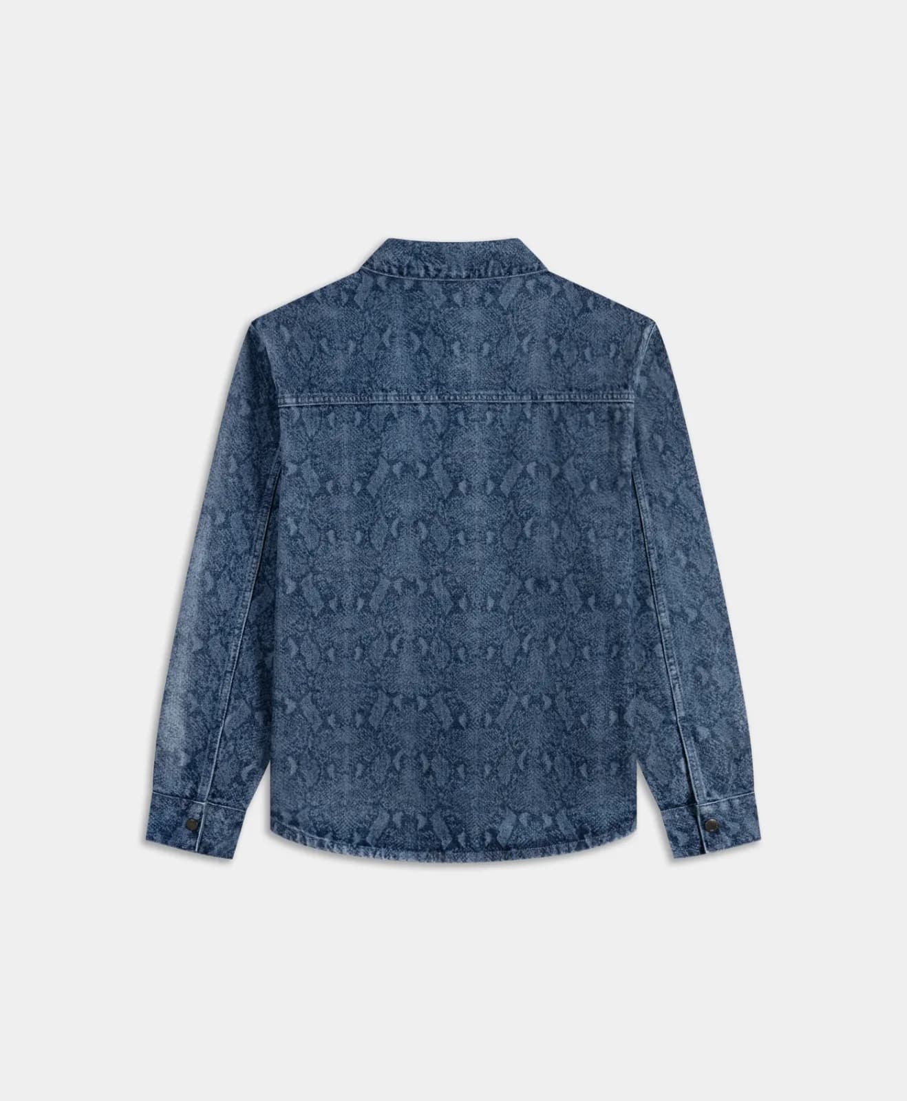 Blue Snake Laser Rahul Denim Shirt