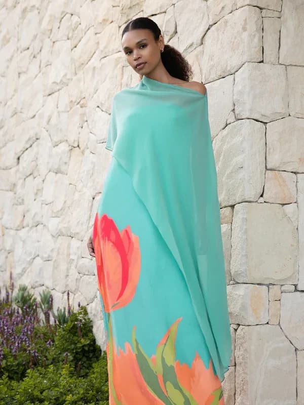 Tubi TWA FSC® Certified Viscose Dress - Tulip Mint