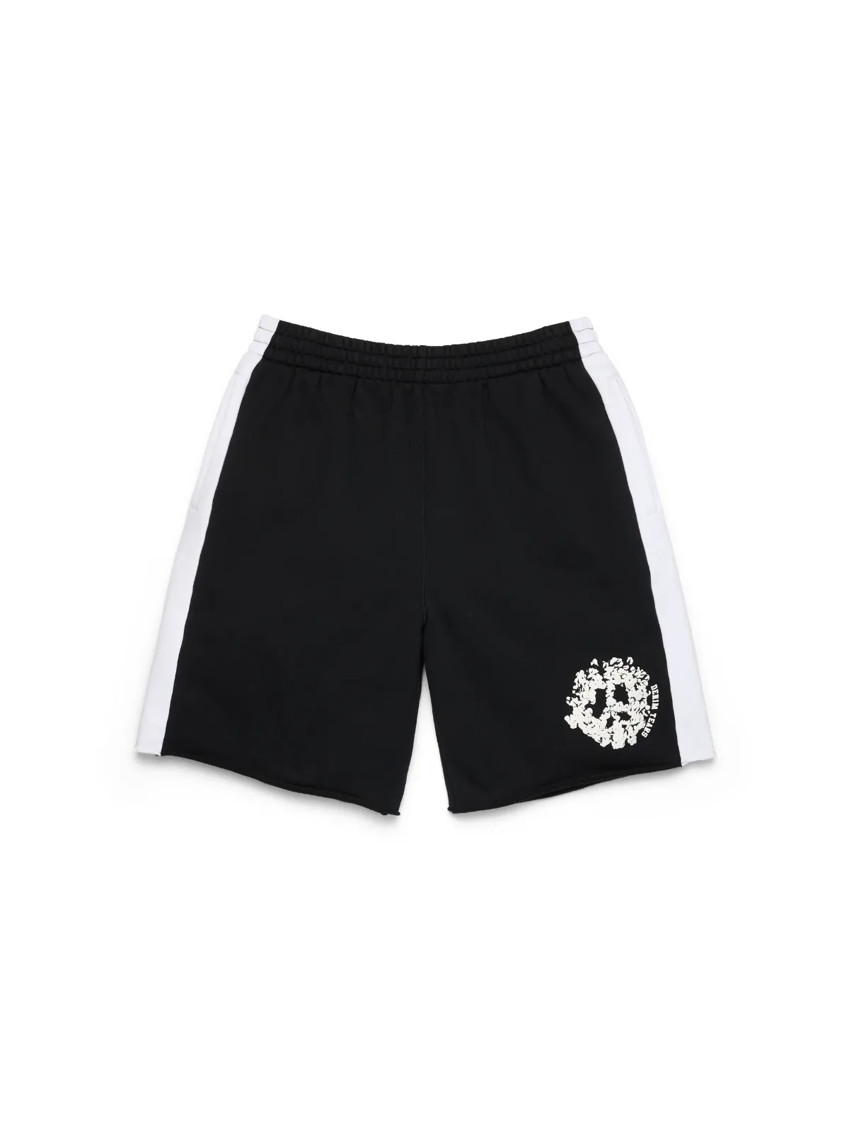 Denim U Paneled Sweatshort