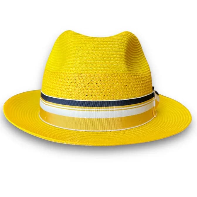 THE FLAMEKEEPERS HAT CLUB REGATTA MILAN BRAID STRAW HAT