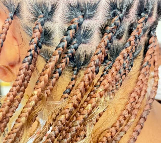 Small Knotless Braids