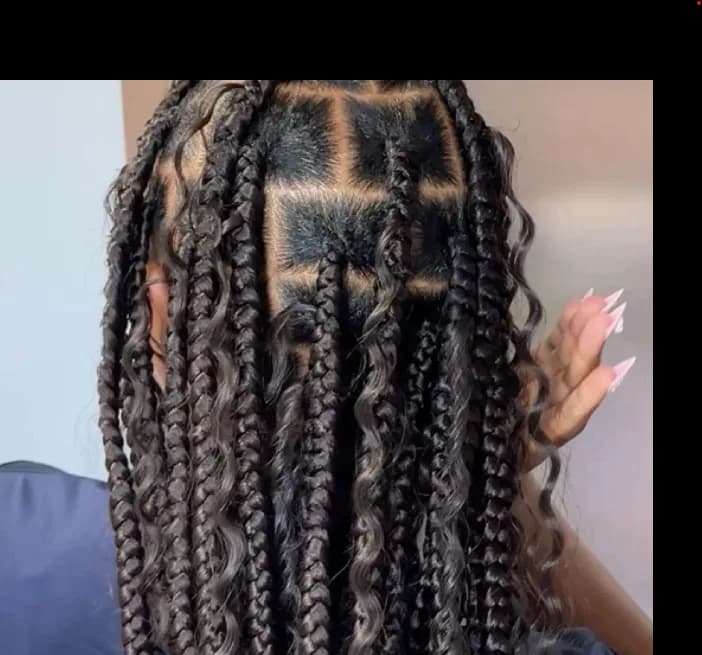 Large Boho Knotless