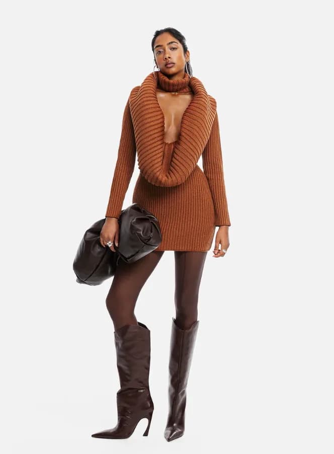 Elara Knit Mini Dress