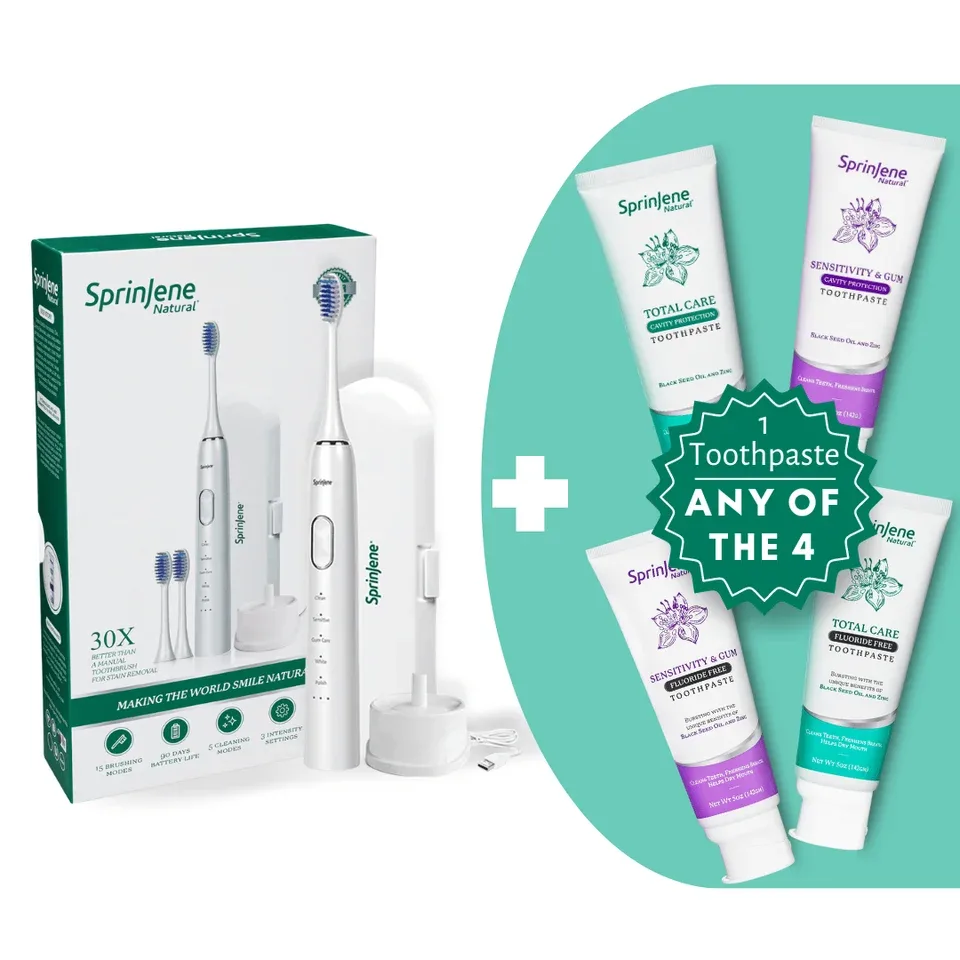 SprinJene Natural® - Toothbrush Bundle