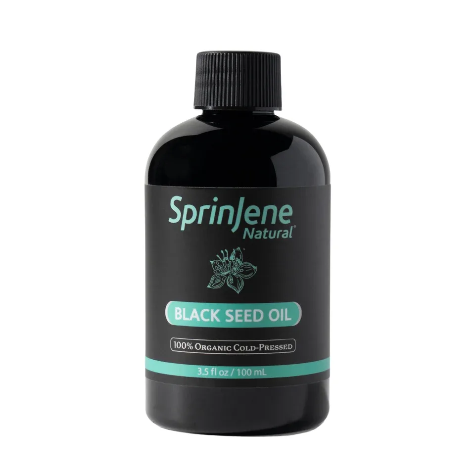 SprinJene Natural® 100% Organic Cold-Pressed Black Seed Oil