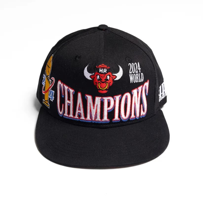 WORLD CHAMPIONS CAP- Black