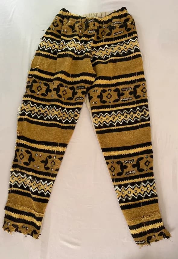 ITES Half & Half Mudcloth Joggers (Brown)