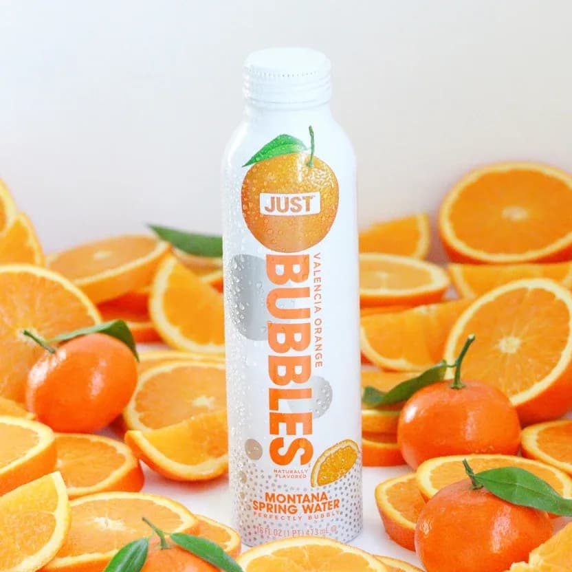 Valencia Orange Bubbles - 16 fl oz | 24 Pack