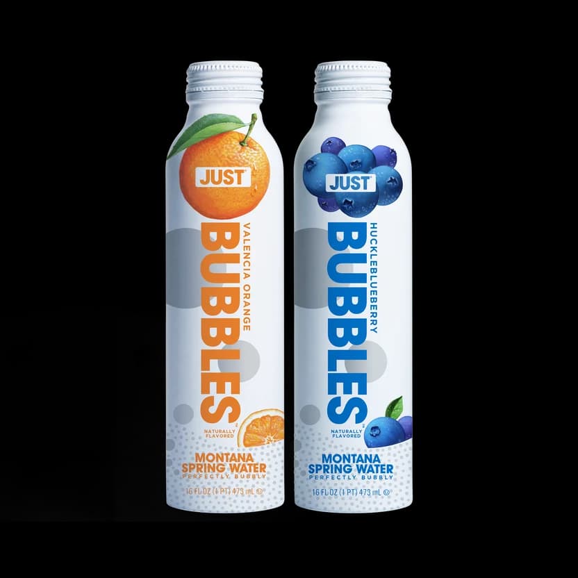 Valencia Orange Bubbles & HuckleBlueberry Bubbles Bundle - 16 fl oz | 24 Pack