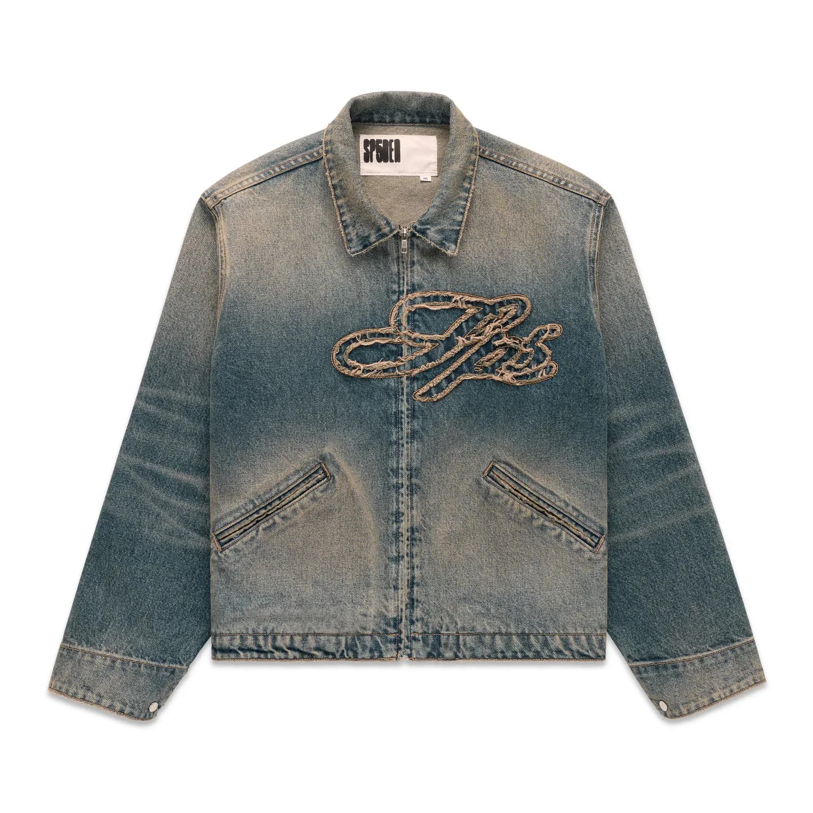 SCRIPT DENIM WORK JACKET