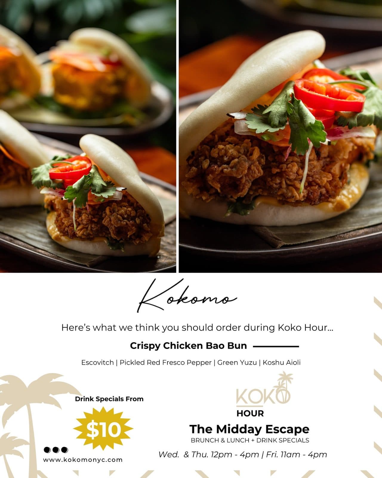 2 Crispy Bao Buns
