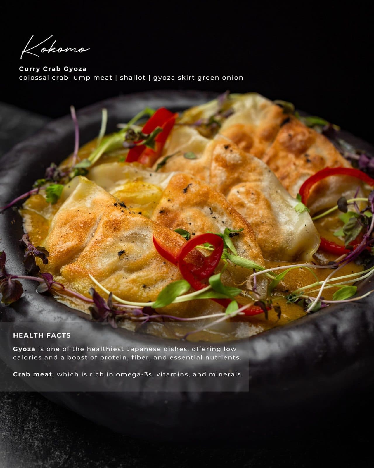 Curry Crab Gyoza