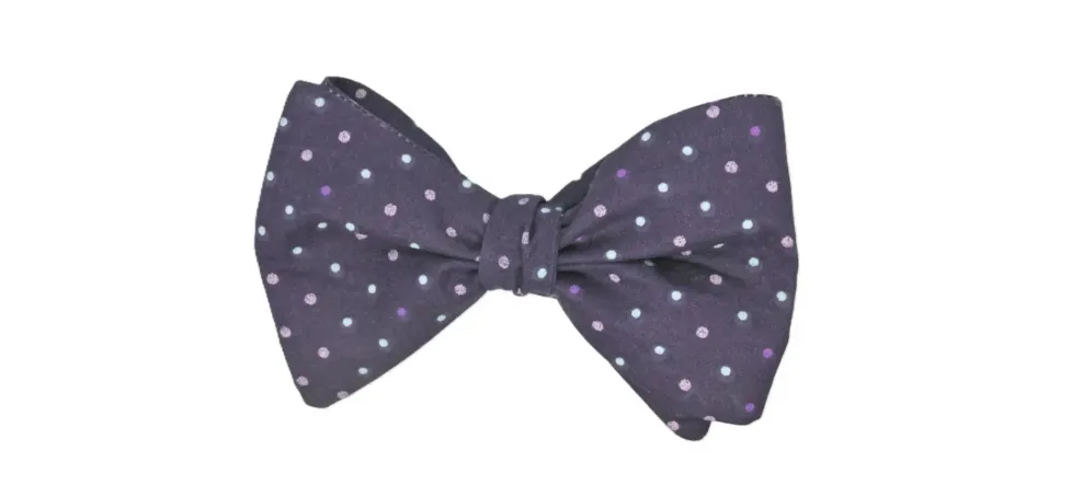 Aster Purple Adult Bow Tie