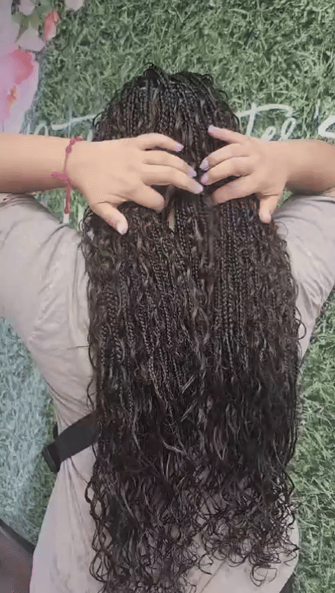 Knotless Boho Plus FREE WASH