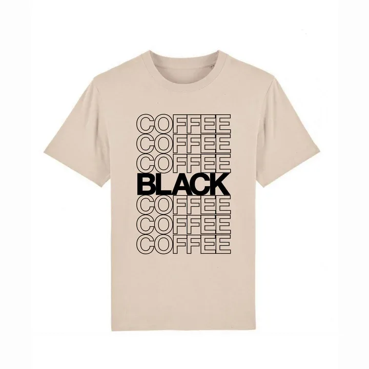 Black Coffee Cream T-shirt