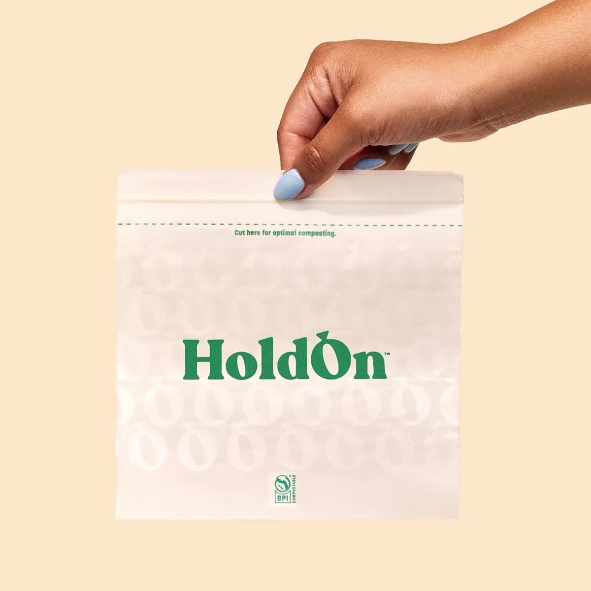 HoldOn Compostable Zipseal Sandwich Bags