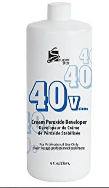 Super Star Cream Peroxide Developer 40 Volume 8oz