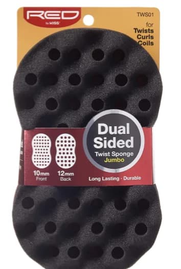 #TWS01 Red by Kiss Dual Sided Twist Sponge Jumbo