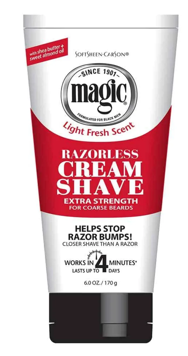 Magic Razorless Cream Shave Extra Strength 6oz