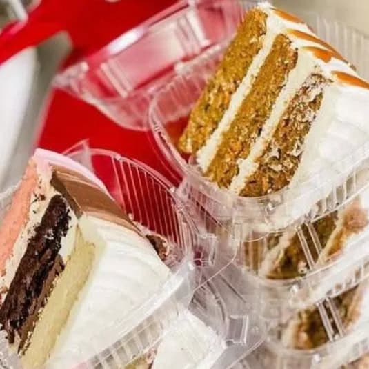 Sweet Potato Swirl Cake Slice