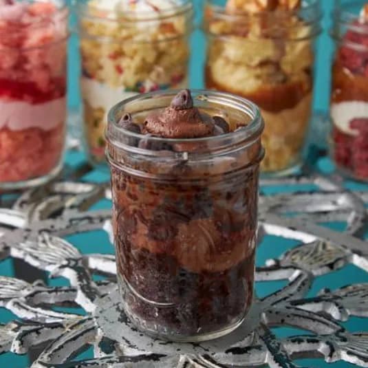 Chocolate Overload Cake Jar