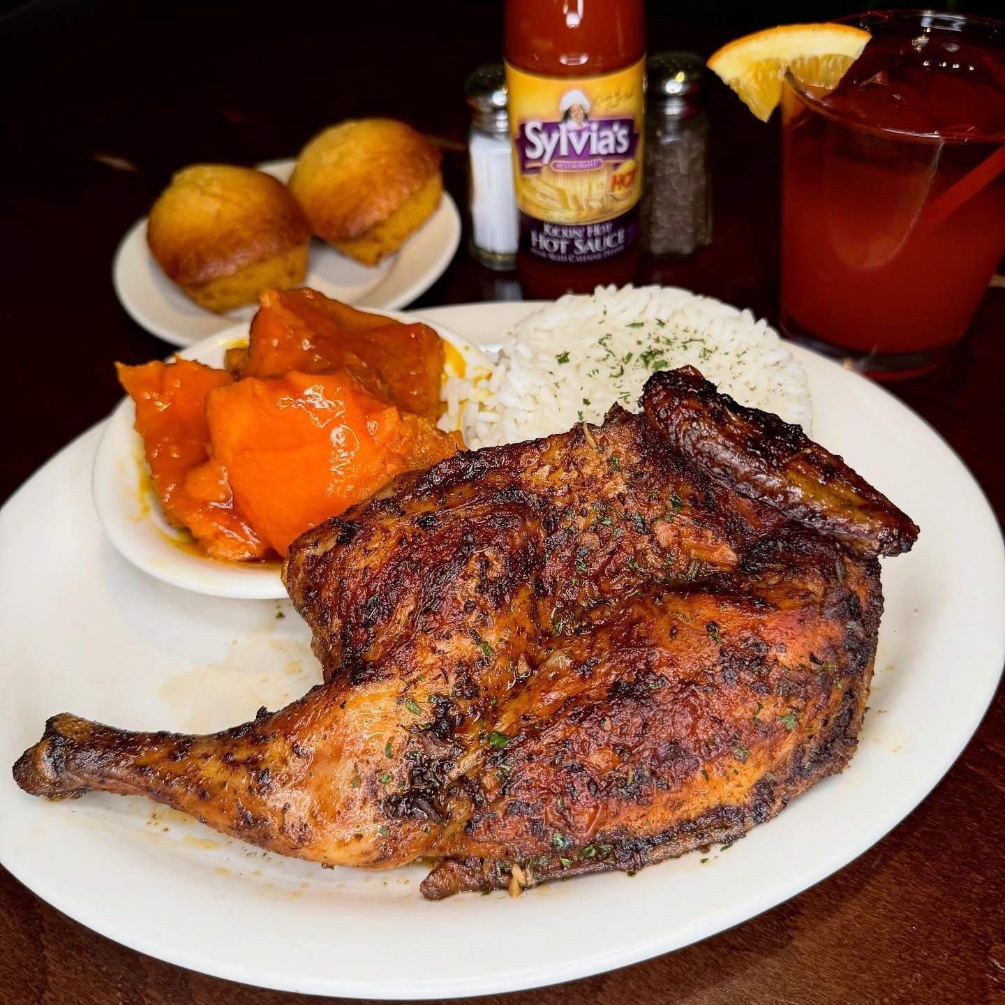 Oven Baked Half Chicken