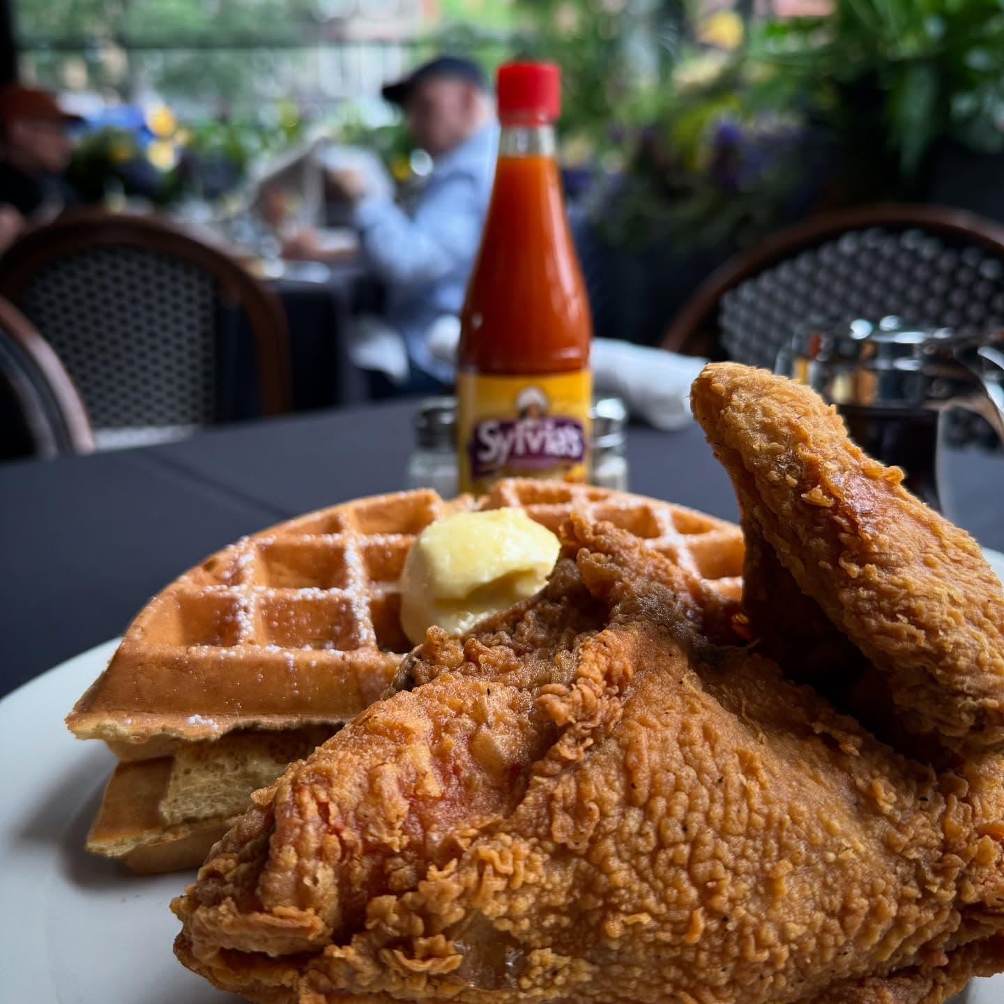 Waffle with Chicken Wings