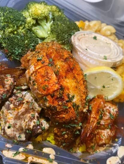 Fried Lobster & Prawns