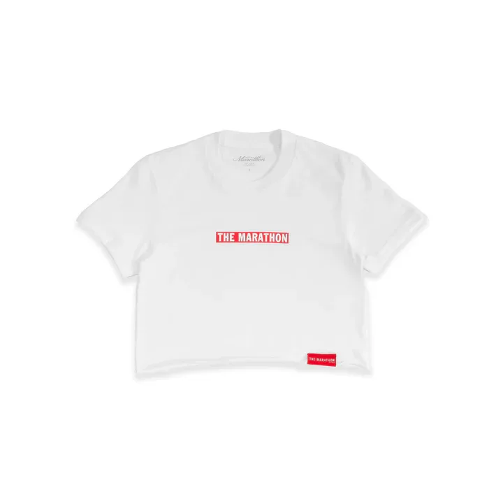 Marathon Bar Womens Crop Tee