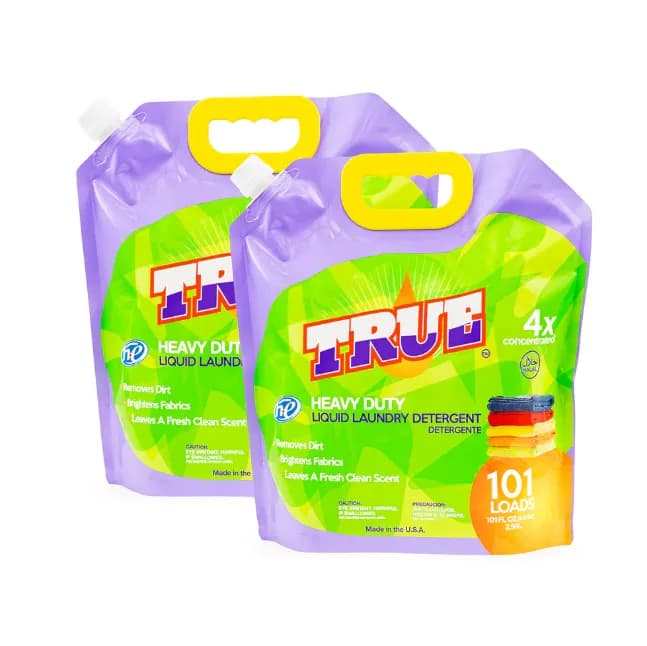 2 • True Laundry Detergent • 101 Load Combo