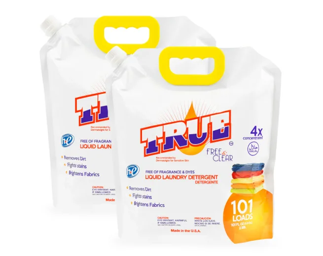 2 • Free & Clear Laundry Detergent for Sensitive Skin • 101 Load Combo