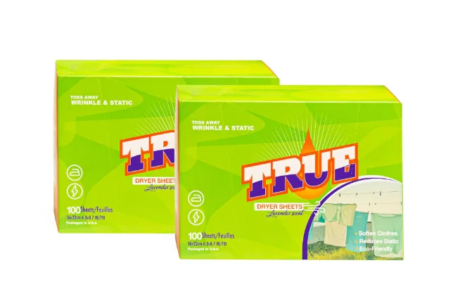 True Laundry Dryer Sheet - 2 Pack