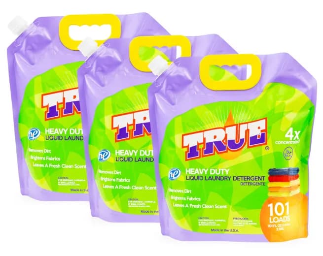 3 • True Laundry Detergent • 101 Load Combo