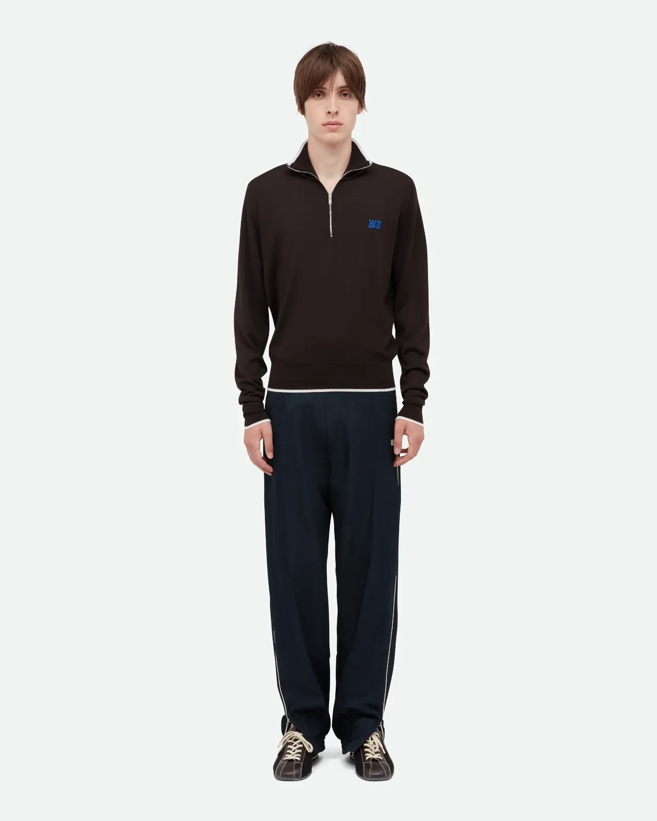 Park Quarter-Zip Jumper - produced in partnership with John Smedley