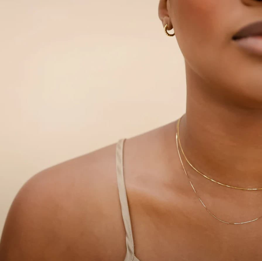 14K Box Chain Necklace | Chains