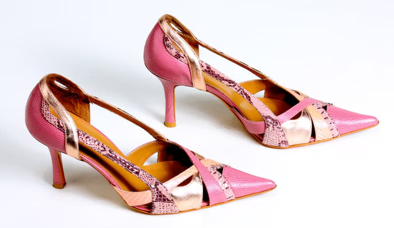 Vtg. 90's Baker's Pink Thalia HIgh Heel Stiletto